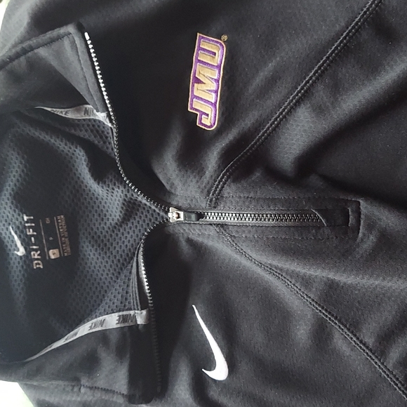 James Madison University Nike Dri-Fit1/4 Zip Pullover Sweat top size small - Picture 4 of 5